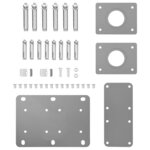 vidaXL Auvent latéral rétractable 160x600 cm Gris