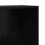 vidaXL Étagère Chêne noir 60 x 30 x 76.5 cm Bois d'ingénierie
