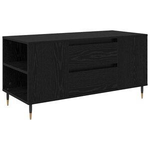 vidaXL Table basse Chêne noir 102 x 44 5 x 50 cm Bois d'ingénierie