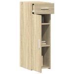 vidaXL Buffet chêne sonoma 30x42 5x93 cm bois d'ingénierie