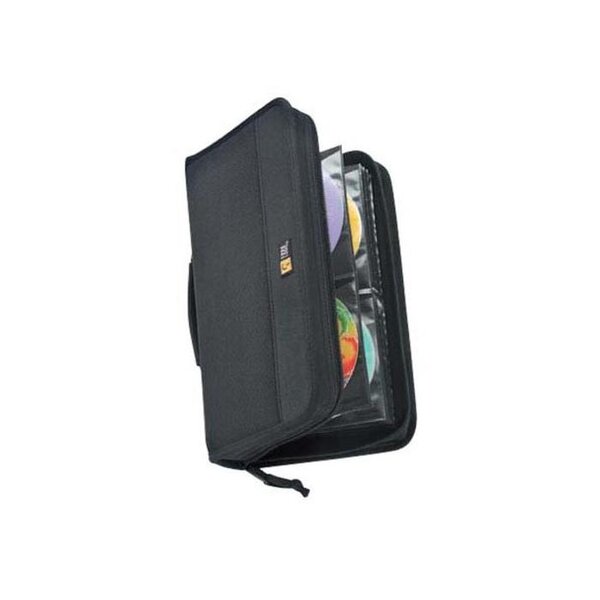 Housse etui de rangement Nylon 64 CD/DVD Noir CASE LOGIC