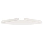 vidaXL Étagère flottante avec étagère 2 Pièces Blanc 24 x 24 x 2 cm