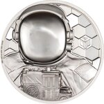 Pièce de monnaie en Platine 250 Dollars g 31.1 (1 oz) Millésime 2024 Real Heroes ASTRONAUT