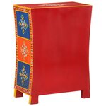 vidaXL Buffet peint à la main 54x30x74 cm bois massif de manguier