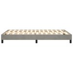 vidaXL Cadre de lit Gris clair 120x200 cm Velours