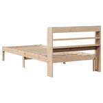 vidaXL Cadre de lit sans matelas 90x190 cm bois de pin massif