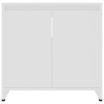 vidaXL Armoire de salle de bain Blanc 60x33x61 cm Bois d'ingénierie