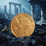 Pièce de monnaie en Argent - Cuivre 2000 Francs g Millésime 2025 Forgotten Civilization ATLANTIS