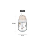 Mepal 108014065243 - Tasse d'apprentissage à paille mio 300 ml flowers butterflies