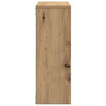 vidaXL Étagère murale chêne artisanal 45x16x45 cm bois d'ingénierie