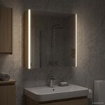 vidaXL Armoire Miroir de Salle de Bain Chêne Sonoma