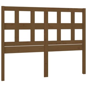 vidaXL Tête de lit Marron miel 205 5x4x100 cm Bois massif de pin