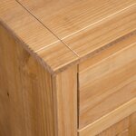 vidaXL Buffet 135x40x80 cm Pin solide Assortiment Panama