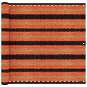 vidaXL Écran de balcon Multicolore 90x500 cm PEHD