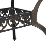 vidaXL Ensemble à manger de jardin 7 Pièces bronze aluminium coulé