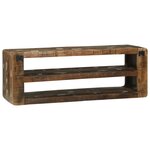 vidaXL Cabinet TV 100x32x36 cm Bois Massif Recyclé