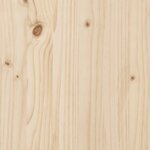 vidaXL Cadre de lit extra long sans matelas 200x220 cm bois massif pin