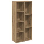 vidaXL Bibliothèque chêne artisanal 50x25x104 cm