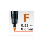 Marqueur permanent 'Lumocolor 318F' Pointe Fine Bleu STAEDTLER