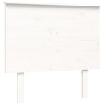 vidaXL Cadre de lit sans matelas blanc 90x200 cm bois massif