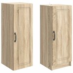 vidaXL Ensemble de Meubles 2 Pièces Chêne Sonoma Bois d'ingénierie