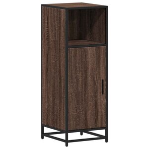 vidaXL Armoire de bain chêne marron 35x37 5x100 cm bois d'ingénierie