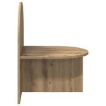 vidaXL Table de chevet Chêne artisanal 48 x 49 x 65 cm