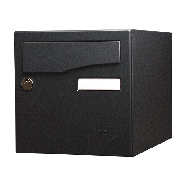 Boîte aux lettres Préface 1 porte noir sablé ral 2100 ms