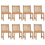 vidaXL Ensemble de salle à manger de jardin 9 pièces 180 x 90 cm en bois de teck massif
