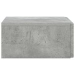 vidaXL Table d'appoint murale 59 x 34 5 x 17 cm Bois d'ingénierie