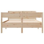 vidaXL Cadre de lit sans matelas 120x190 cm bois de pin massif
