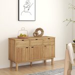 vidaXL Buffet OTTA 114x43x73 5 cm Bois massif de pin