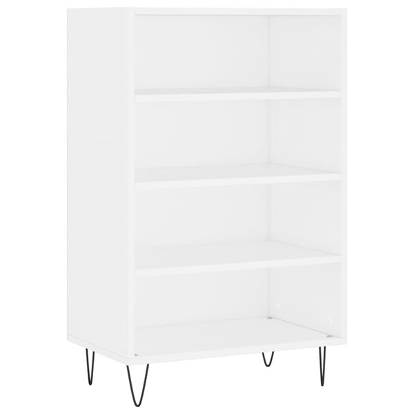 vidaXL Buffet haut blanc 57x35x90 cm bois d'ingénierie