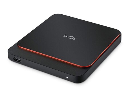 Disque dur externe LaCie 1To (1000Go) SSD USB 3.1 Type C (Noir) - La Poste