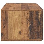 vidaXL Meuble TV mural 59 5 x 41 x 30 cm Bois ancien Bois d'ingénierie