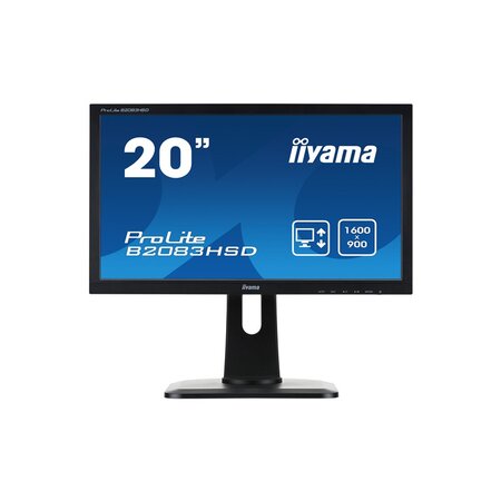 Iiyama prolite b2083hsd-b1 led display 49 5 cm (19.5") 1600 x 900 pixels hd+ noir
