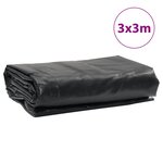 vidaXL Bâche anthracite 3x3 m 650 g/m²
