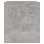 vidaXL Meuble TV gris béton 90x35x40 cm bois d'ingénierie