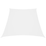 vidaXL Voile de parasol Tissu Oxford trapèze 2/4x3 m Blanc