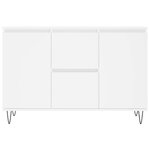 vidaXL Buffet blanc 101 5x35x70 cm bois d'ingénierie