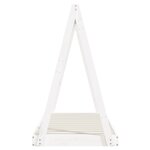 vidaXL Cadre de lit pour enfant blanc 70x140 cm bois de pin massif