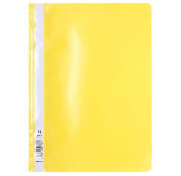 Chemise de présentation à lamelles Polypropylène standard A4 Jaune x 25 EXACOMPTA