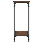 vidaXL Table console chêne marron 75x30 5x75 cm bois d'ingénierie