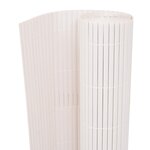 Vidaxl clôture de jardin double face 150 x 300 cm blanc