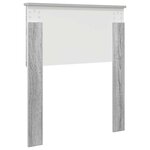 vidaXL Tête de lit Gris Sonoma 75 cm Bois d'ingénierie