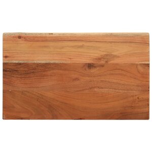 vidaXL Dessus de table 50x20x2 5 cm rectangulaire bois massif d'acacia