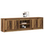 vidaXL Unites TV 2 Pièces Marron 180 x 34 x 50 cm Bois d'ingénierie