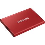 SAMSUNG SSD externe T7 USB type C coloris rouge 1 To