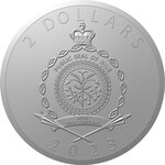 Pièce de monnaie en Argent 2 Dollars g 42 Millésime 2023 Treasures Of Ancient Civilizations MINOAN AND MYCENEAN