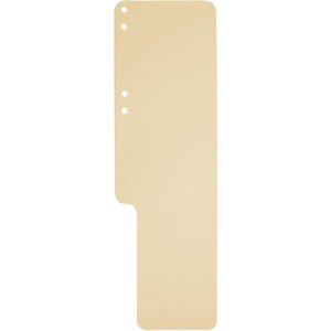 Boite de 100 onglets en carton ivoire EXACOMPTA